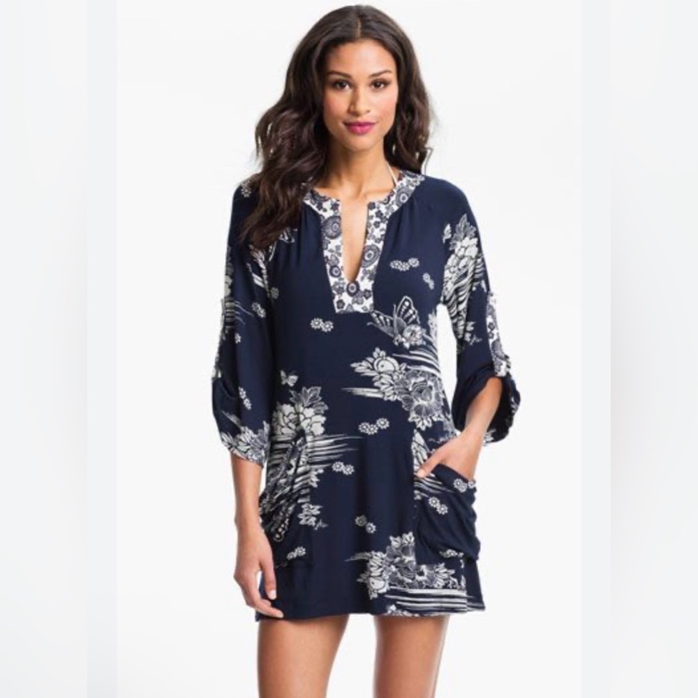 Nanette Lepore Geisha Girl Tunic Swim Cover